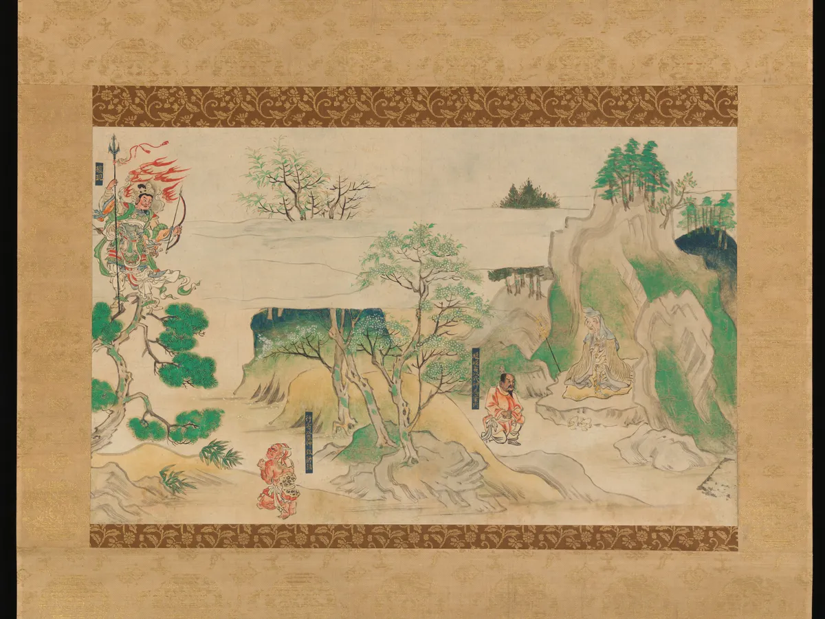 Scene from The Illustrated Legends of Jin’ōji Temple | 浮世繪妖怪藝術