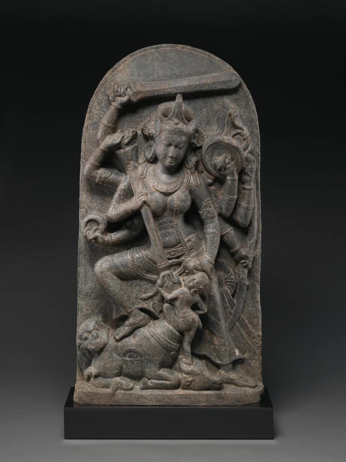 Goddess Durga Slaying the Demon Mahisha | 浮世繪妖怪藝術