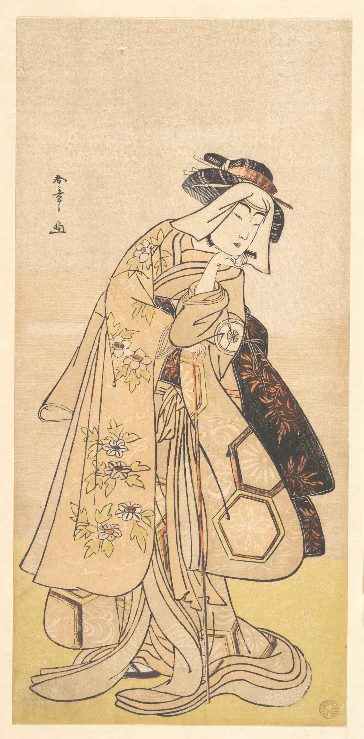 The Fourth Iwai Hanshirō as a Woman | Katsukawa Shunshō 勝川春章 - 浮世繪畫廊