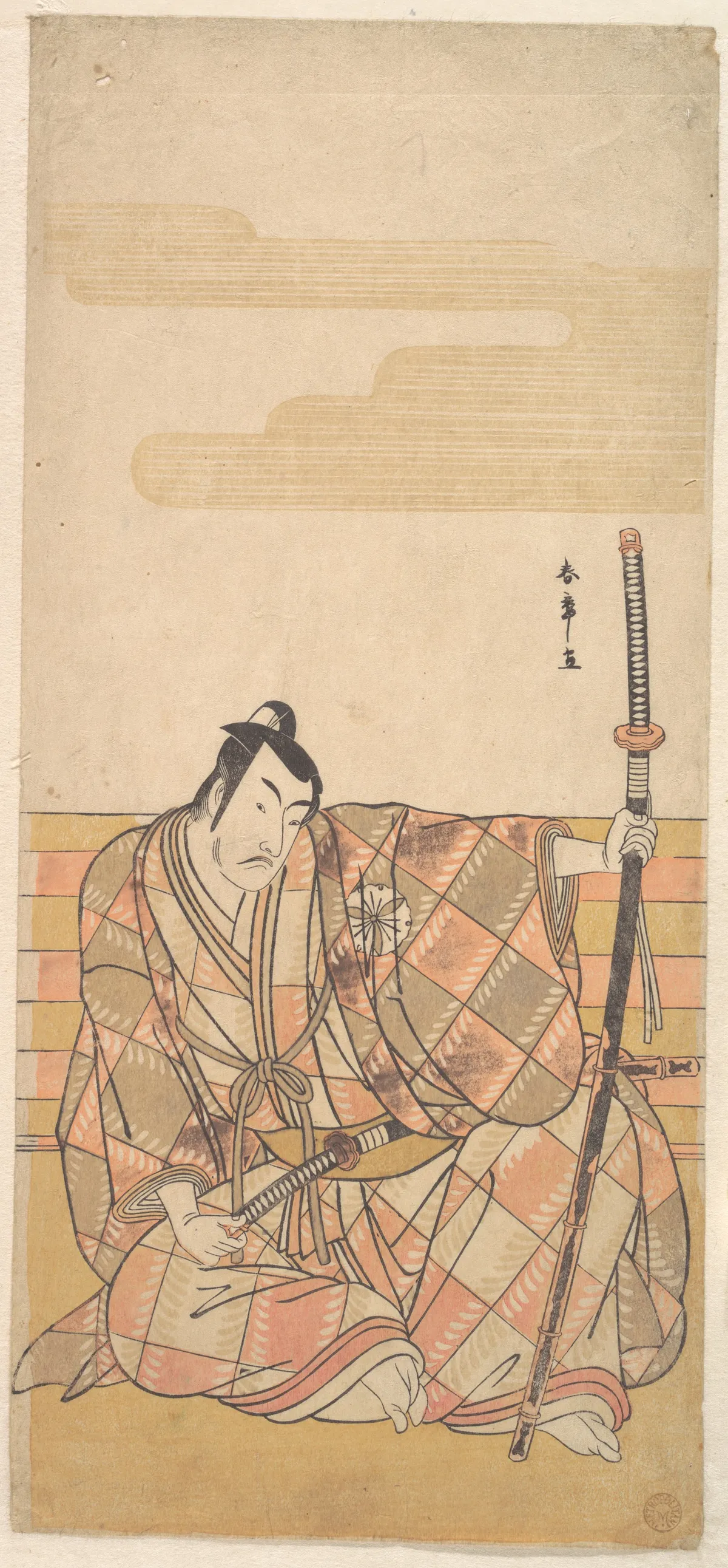 The Fourth Matsumoto Koshiro as a Samurai | Katsukawa Shunshō 勝川春章 - 浮世繪畫廊