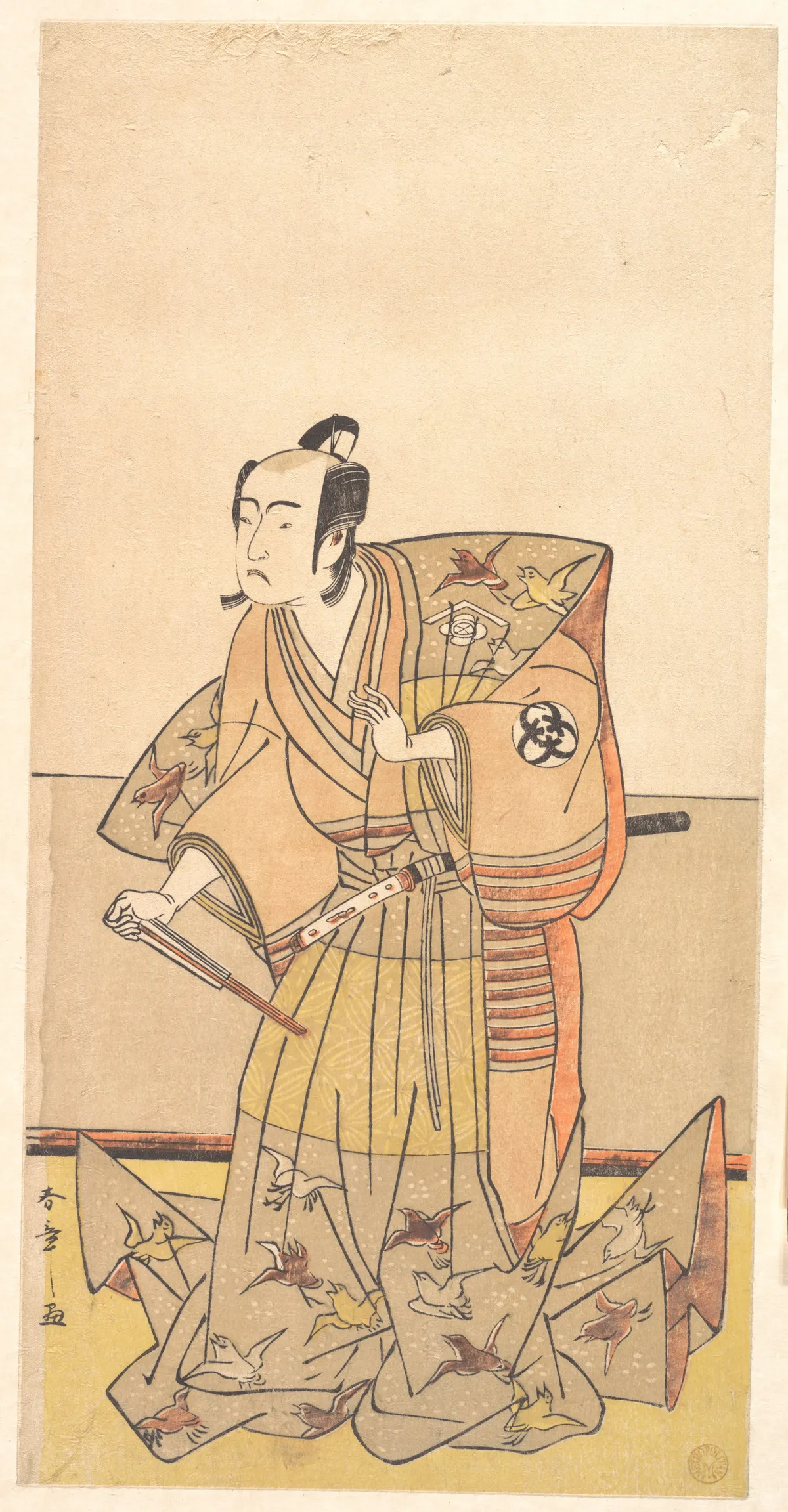 Bando Mitsugoro in the role of Soga no Juro | Katsukawa Shunshō 勝川春章 - 浮世繪畫廊