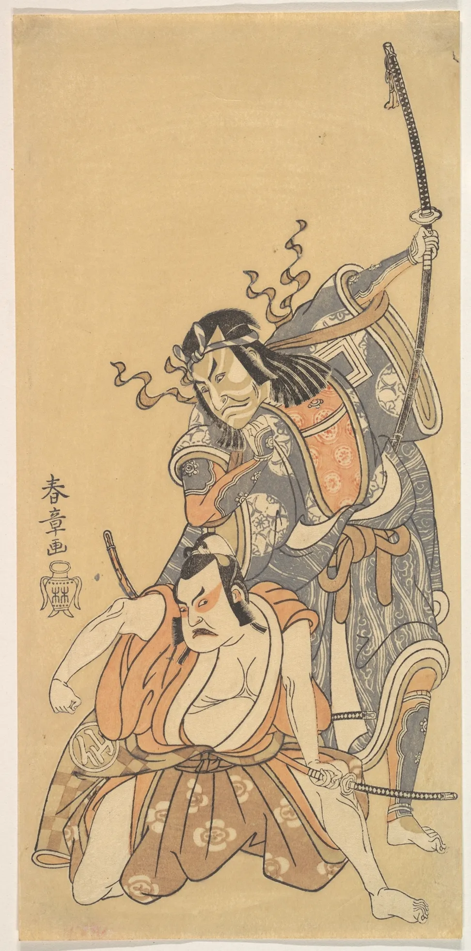 Scene from the Drama "Soga Moyo Aigo no Wakamatsu" | Katsukawa Shunshō 勝川春章 - 浮世繪畫廊