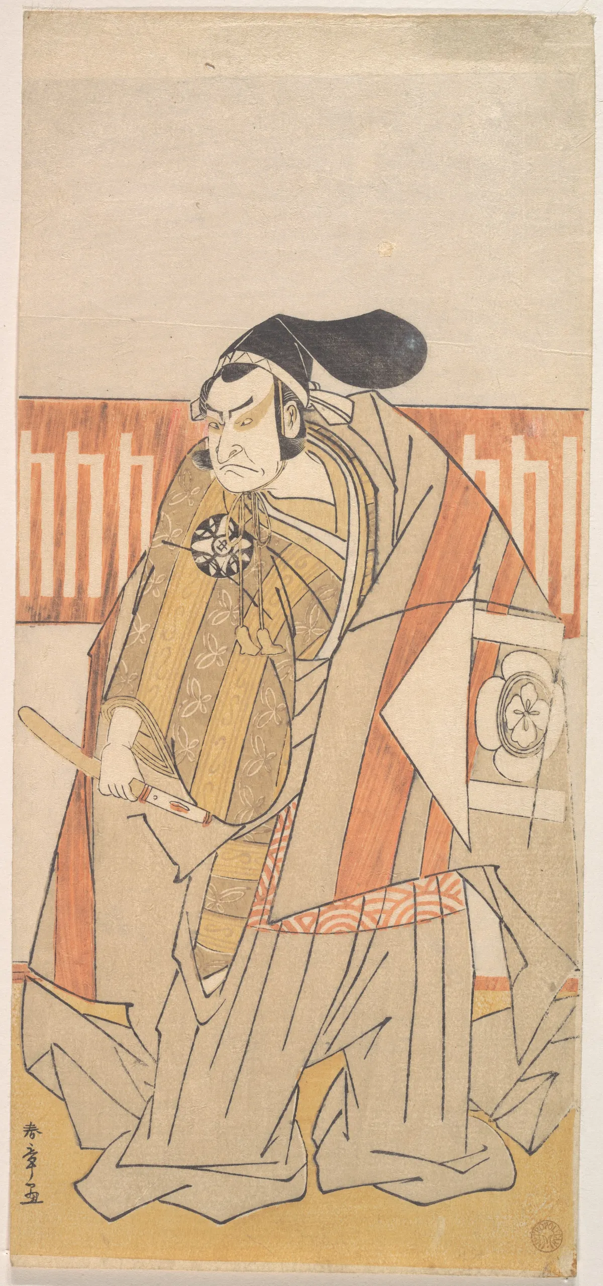 The First Nakamura Nakazo in the Role of Kudo Suketsune | Katsukawa Shunshō 勝川春章 - 浮世繪畫廊
