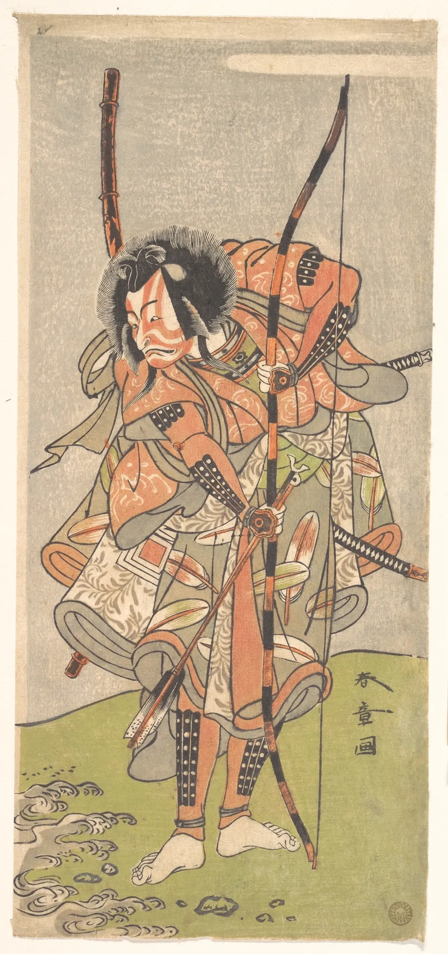 Kabuki Actor Ichikawa Ebizō III (Ichikawa Danjūrō IV) | Katsukawa Shunshō 勝川春章 - 浮世繪畫廊