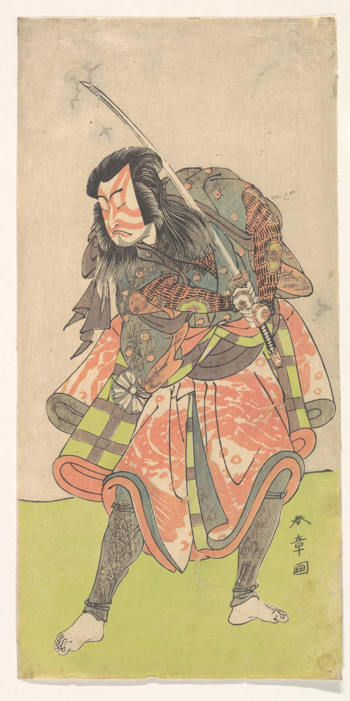 The First Nakamura Tomijuro as an Outlaw | Katsukawa Shunshō 勝川春章 - 浮世繪畫廊