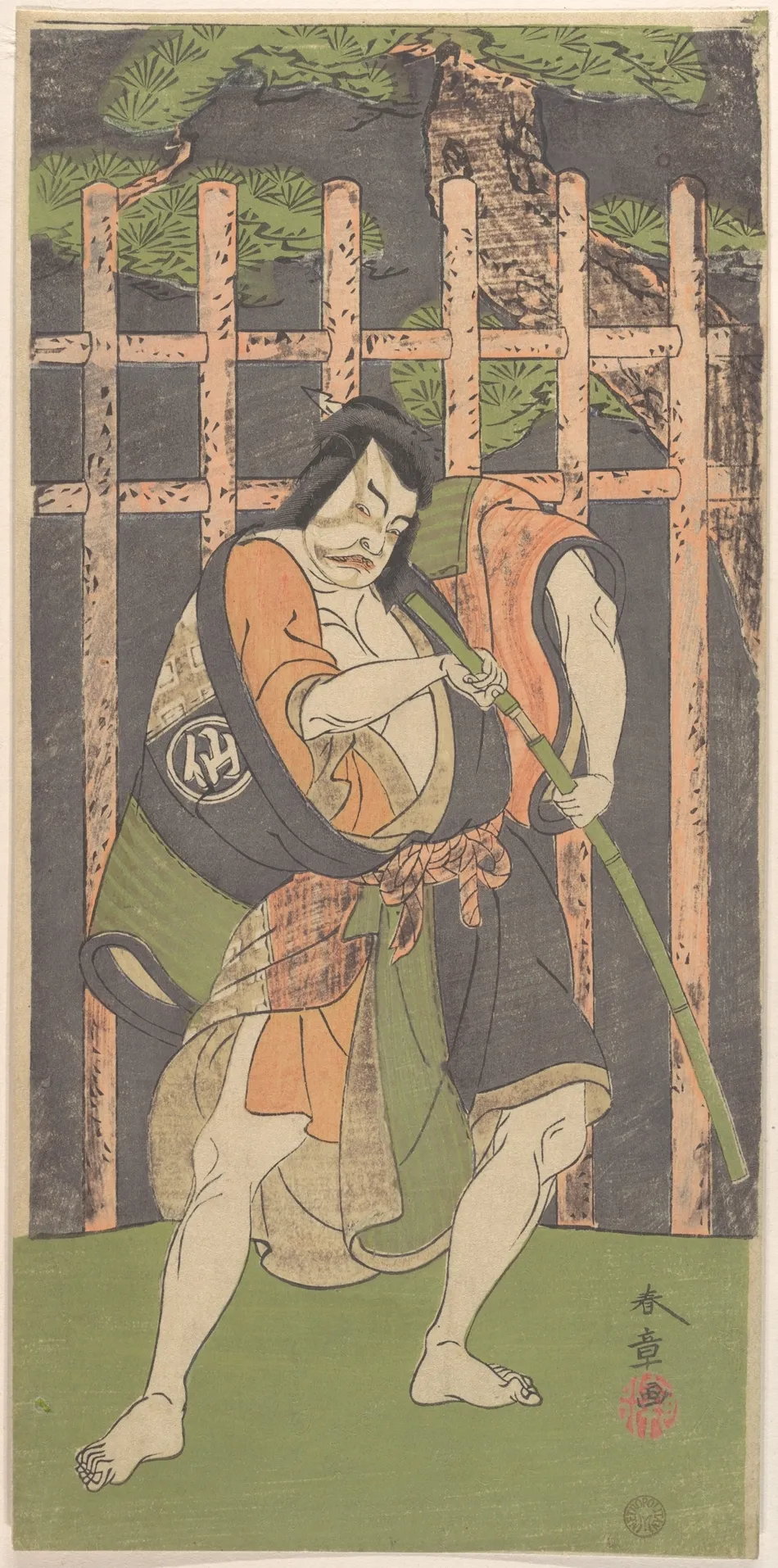 The Second Nakamura Sukegoro as an Outlaw | Katsukawa Shunshō 勝川春章 - 浮世繪畫廊