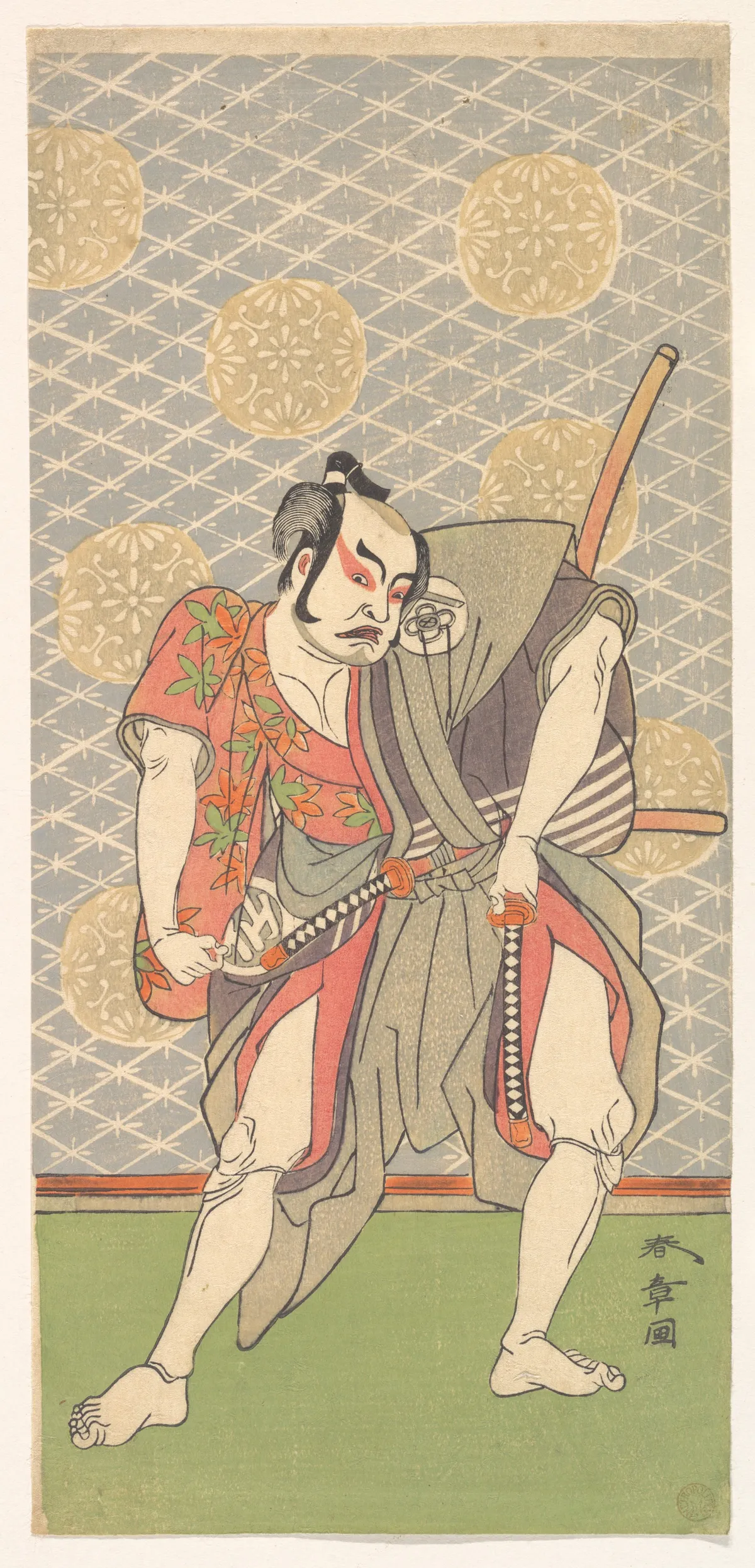 The Second Nakamura Sukegoro in the Role of Gokumon no Shobei | Katsukawa Shunshō 勝川春章 - 浮世繪畫廊