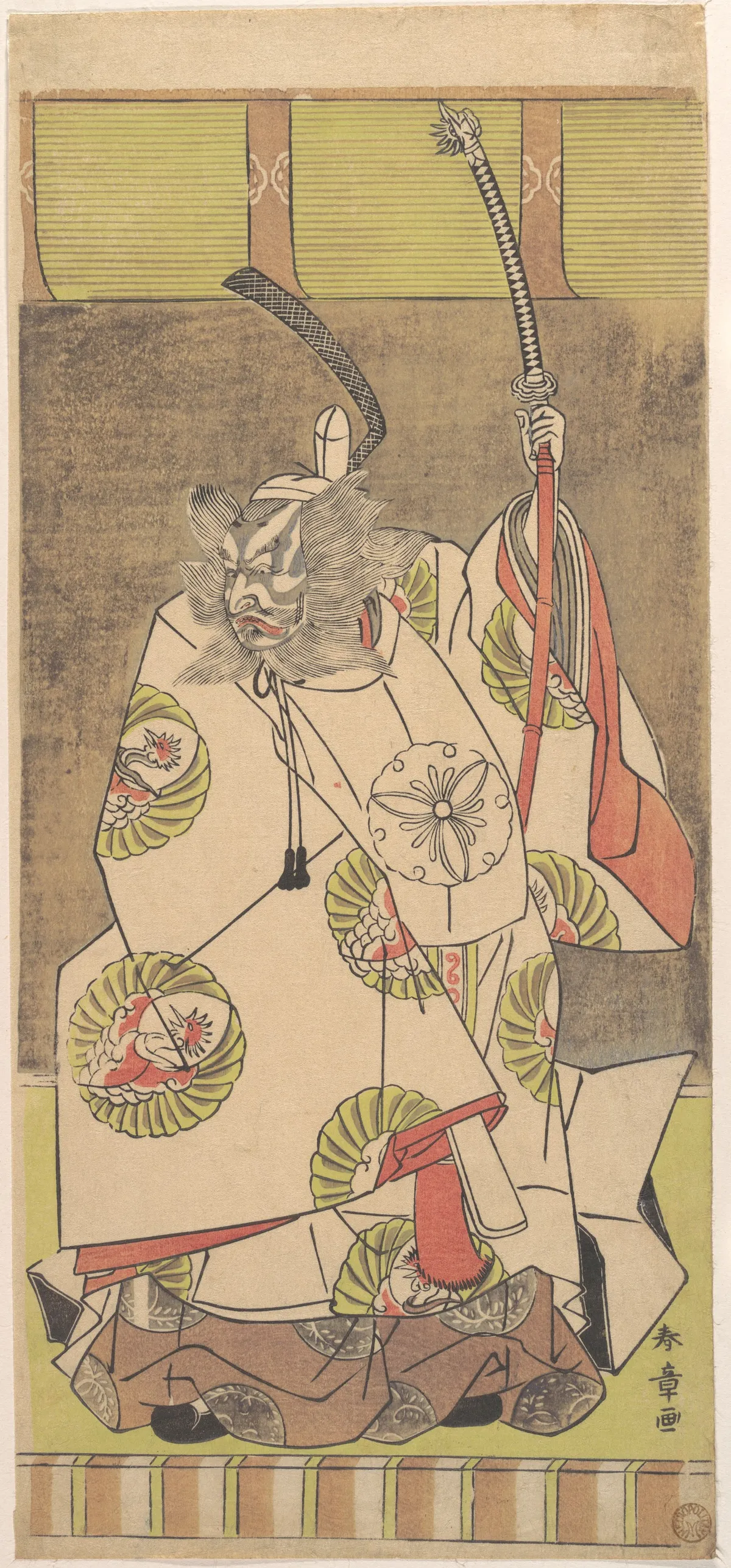 Kabuki Actor Ichikawa Danjūrō IV | Katsukawa Shunshō 勝川春章 - 浮世繪畫廊