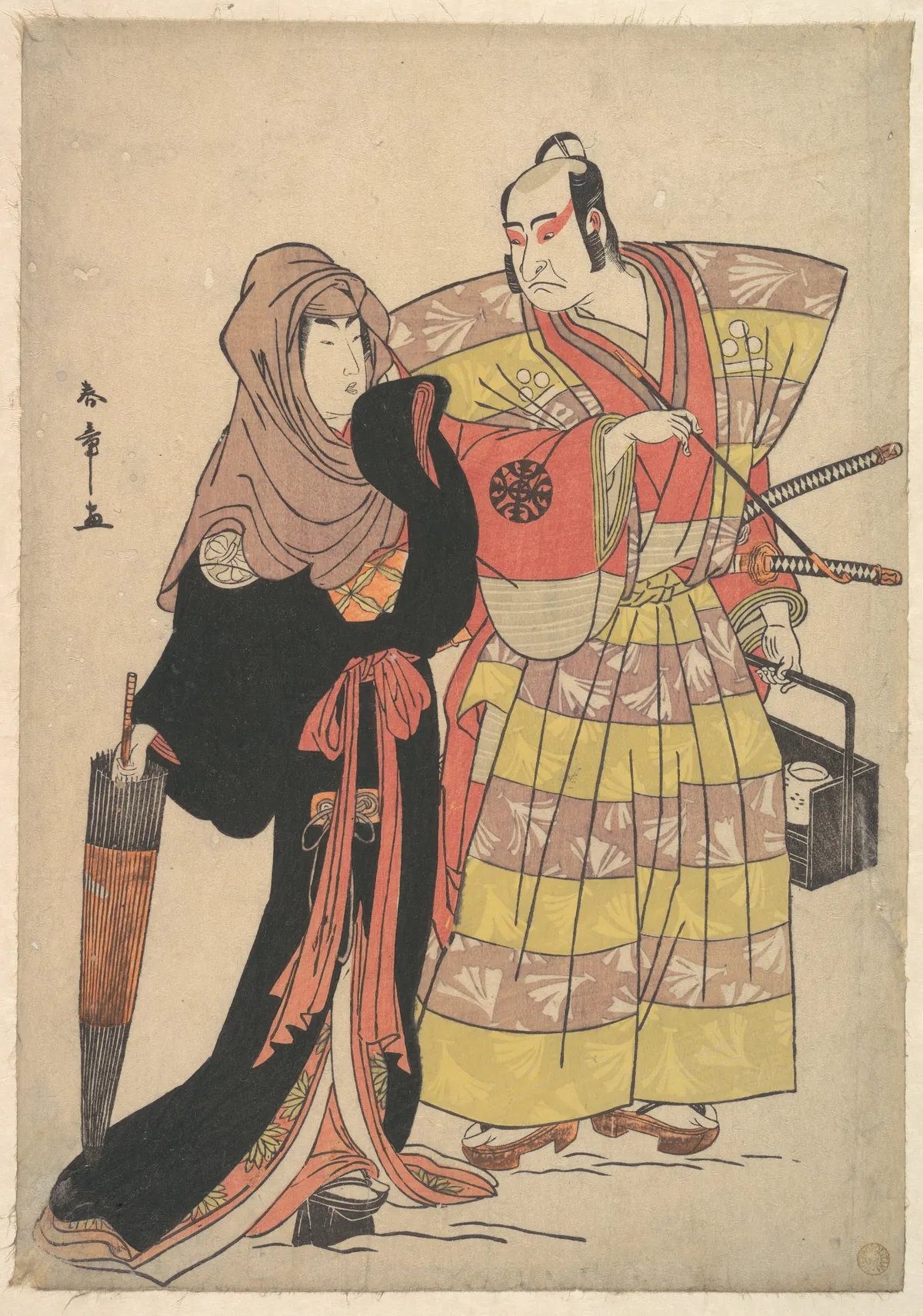 Scene from a Drama | Katsukawa Shunshō 勝川春章 - 浮世繪畫廊