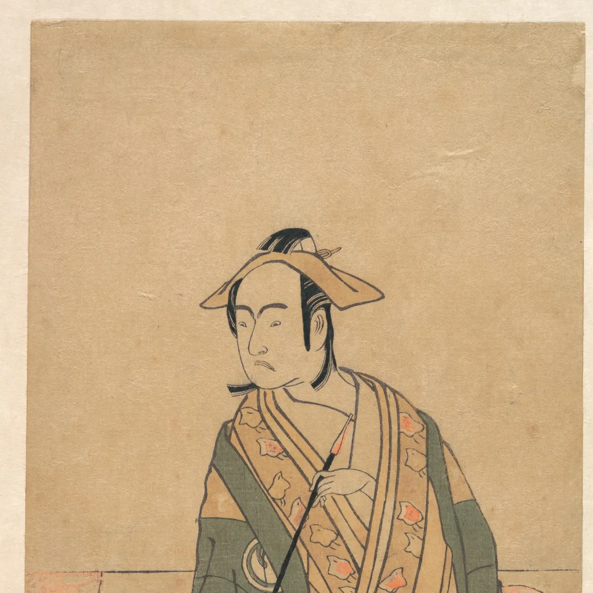 The Third Sawamura Sojūrō in the Role of Soga no Jūrō | Katsukawa Shunshō 勝川春章 - 浮世繪畫廊