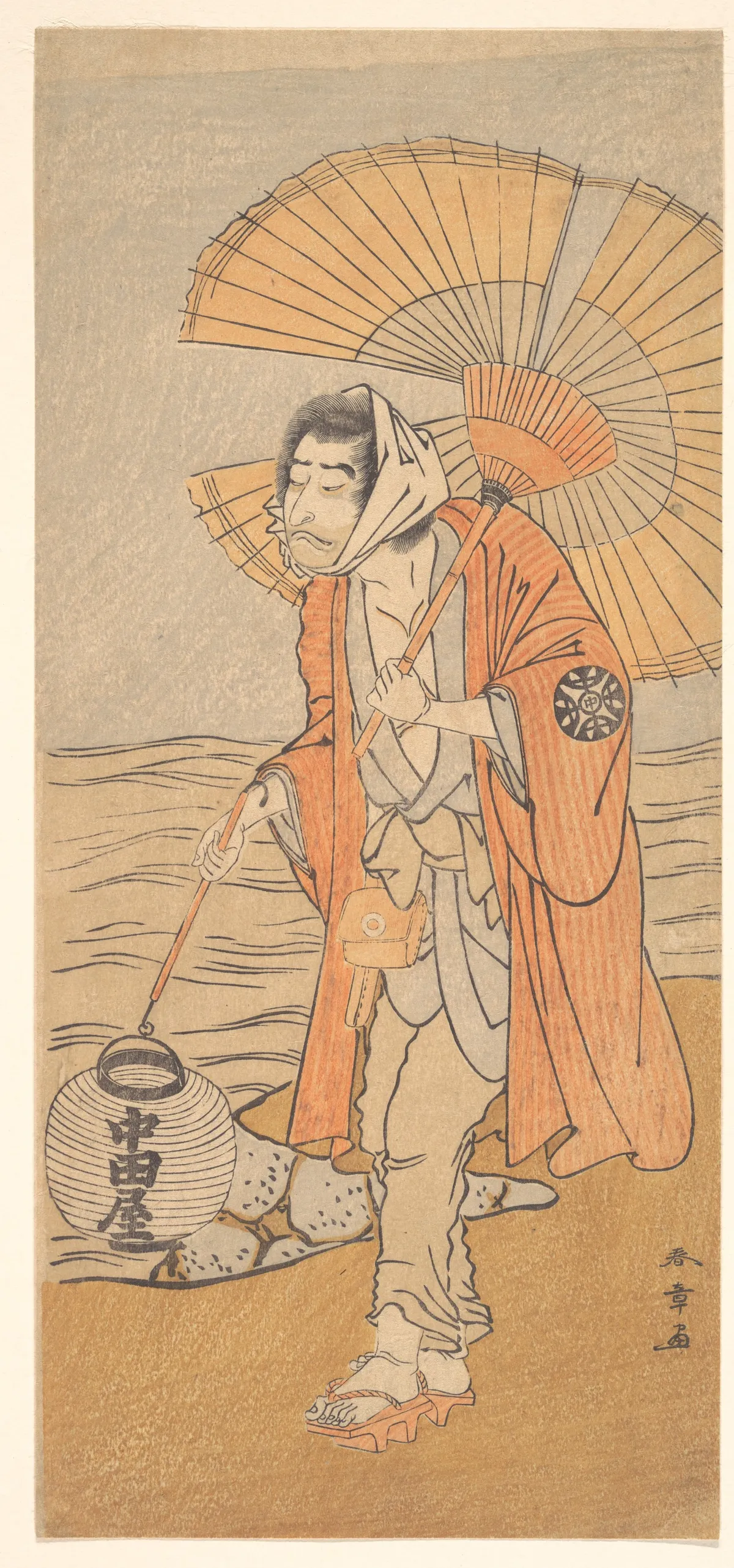The Actor Nakamura Nakazo I | Katsukawa Shunshō 勝川春章 - 浮世繪畫廊